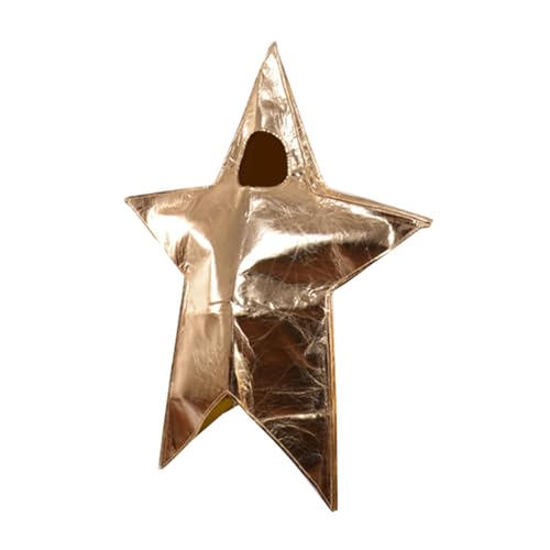 Harilla Goldenes Sternkostüm, Weihnachtskostüm für Party, Geburtstag, Karneval, Kapuze Erwachsene von Harilla