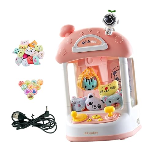 Harilla Greifautomat für Kinder, Plüsch, für 3 4 5 6 7 8 Jahre alt, Cartoon, Rollenspiel, für den Innenbereich, Verkaufsspielzeug für Kinder, ROSA Harilla Greifautomat für Kinder, Plüsch, für 3 4 5 6 7 8 Jahre alt, Cartoon, Rollenspiel, für den Innenbereich, Verkaufsspielzeug für Kinder, ROSA von Harilla