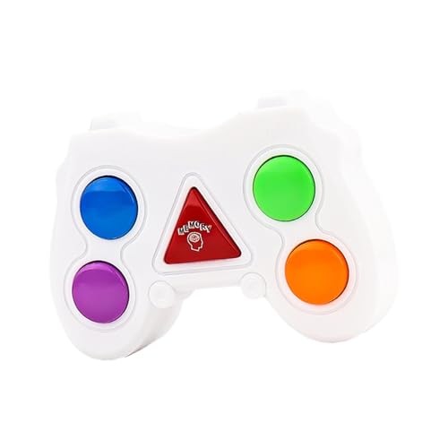 Harilla Handheld-elektronisches Spielzeug, Klassische Brettspiele, leicht, leuchtendes Memory-Spiel, Farbmerken für Mädchen, Jungen, Geburtstag, Weiß Harilla Handheld-elektronisches Spielzeug, Klassische Brettspiele, leicht, leuchtendes Memory-Spiel, Farbmerken für Mädchen, Jungen, Geburtstag, Weiß von Harilla