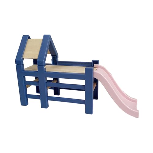 Harilla Handwerkliches Geschenk, 1/12 Puppenhaus, Miniaturmodell, Möbeldekoration, 1/12 Miniatur-Puppenhaus, Wiegen, Bett, 1:12 Puppenhaus, Stuhl, Puppenhausrutsche von Harilla