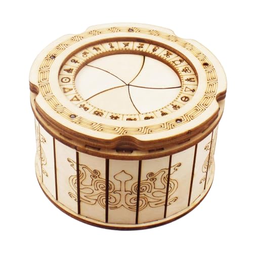 Harilla Holz-Puzzle-Box, 3D Holzpuzzle Geldgeschenk Puzzle-Boxen Rätselbox und Geburtstagsgeschenk für Erwachsene und Kinder, Mechanische Schatzkiste, Geschenkbox Knobelspiel Reisespiel Harilla Holz-Puzzle-Box, 3D Holzpuzzle Geldgeschenk Puzzle-Boxen Rätselbox und Geburtstagsgeschenk für Erwachsene und Kinder, Mechanische Schatzkiste, Geschenkbox Knobelspiel Reisespiel von Harilla