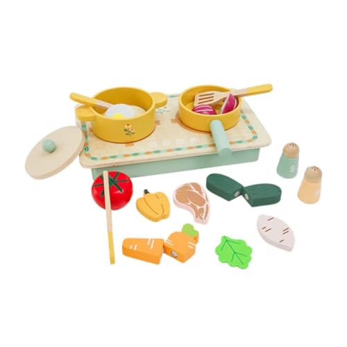 Harilla Holzspielkochset, Treat Play, Küchenaccessoires, realistisch, lehrreich, lustig, Food Toys für 3 4 5 Jahre Mädchen Jungen Kinder Harilla Holzspielkochset, Treat Play, Küchenaccessoires, realistisch, lehrreich, lustig, Food Toys für 3 4 5 Jahre Mädchen Jungen Kinder von Harilla
