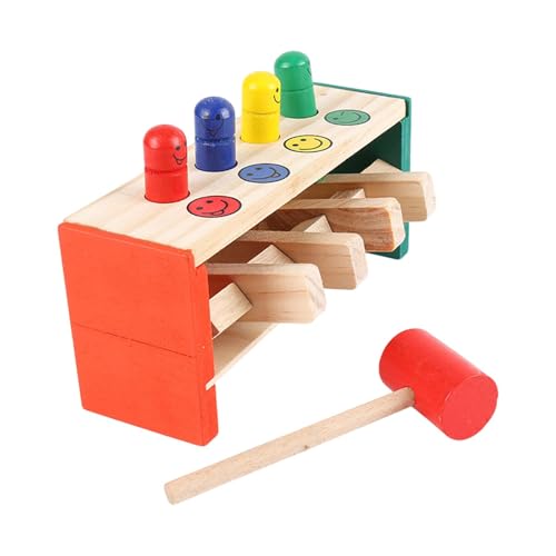 Harilla Holzspielzeug mit Hammer zur Förderung der motorischen Fähigkeiten für Kinder Harilla Holzspielzeug mit Hammer zur Förderung der motorischen Fähigkeiten für Kinder von Harilla