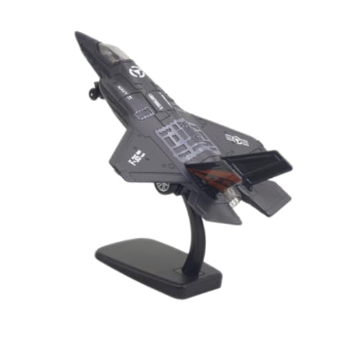 Harilla Kampfflugzeugmodell 1/72 Luftfahrt Sammlerstücke Realistisches Actionflugzeug Kinderspielzeugflugzeug für Büro Zuhause Regal Geburtstagsgeschenke, Schwarz von Harilla