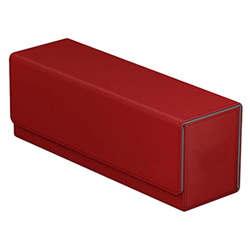 Harilla Kartendeck Box – Deck Convertible 400CT – Langlebige Und Robuste TCG, OCG Kartenaufbewahrung für Und: Karten, 400+ Rot, 310 x 95 x 115 mm von Harilla