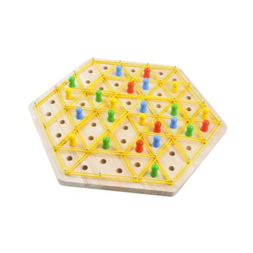 Harilla Kettendreieck-Schachspiel, Brettspiel, Eltern-Kind-Interaktionsspiel, Logische Rätsel, Brettspiel für Familienspieleabende Harilla Kettendreieck-Schachspiel, Brettspiel, Eltern-Kind-Interaktionsspiel, Logische Rätsel, Brettspiel für Familienspieleabende von Harilla
