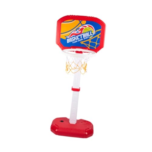 Harilla Kids Basketball Hoop Pool Basketball Hoop Basketballspiel tragbare verstellbare Höhe Wasserbasketball Stand für Heimkinder, Rot von Harilla