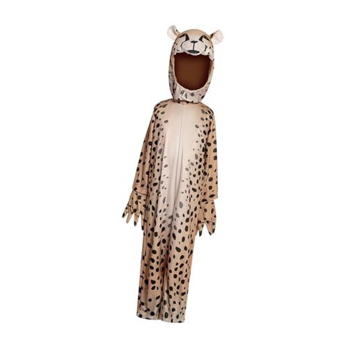 Harilla Kinder Geparden Kostümstier Tiere für Kindertag Dress -up Party Halloween, L von Harilla