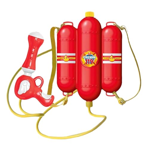 Harilla Kinder-Rucksack, Wasserspielzeug, Sommer-Outdoor-Spielzeug, Wasserspritze, verstellbare Träger, Feuerwehrmann-Rollenspiel für Hinterhof-Schwimmbad, Flaschen Harilla Kinder-Rucksack, Wasserspielzeug, Sommer-Outdoor-Spielzeug, Wasserspritze, verstellbare Träger, Feuerwehrmann-Rollenspiel für Hinterhof-Schwimmbad, Flaschen von Harilla
