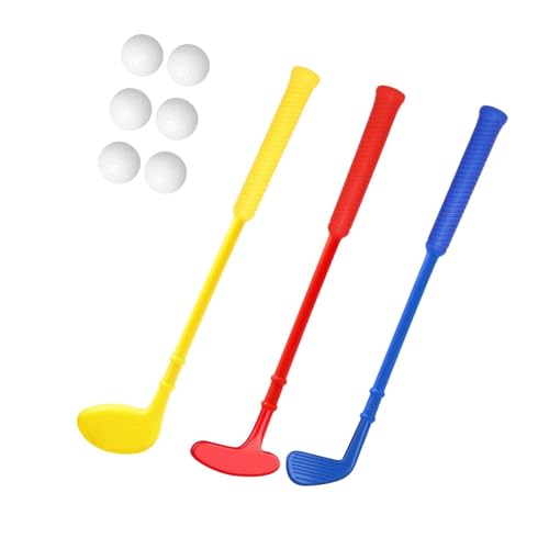 Harilla Kinder Spielzeug Set Sporttraining Hinterhof Game Geschenke Gartenspiel Indoor- und Outdoor -Spielzeug mit Bällen und Club für Kinder, Länge 50cm von Harilla