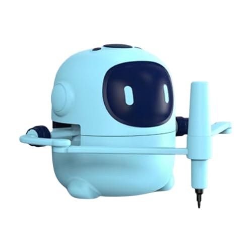 Harilla Kinder-Zeichenroboter mit 252 Karten, tragbar, niedlich, leicht, lehrreich, für Jungen, Mädchen, Kinder, Geschenk, Hellblau Harilla Kinder-Zeichenroboter mit 252 Karten, tragbar, niedlich, leicht, lehrreich, für Jungen, Mädchen, Kinder, Geschenk, Hellblau von Harilla