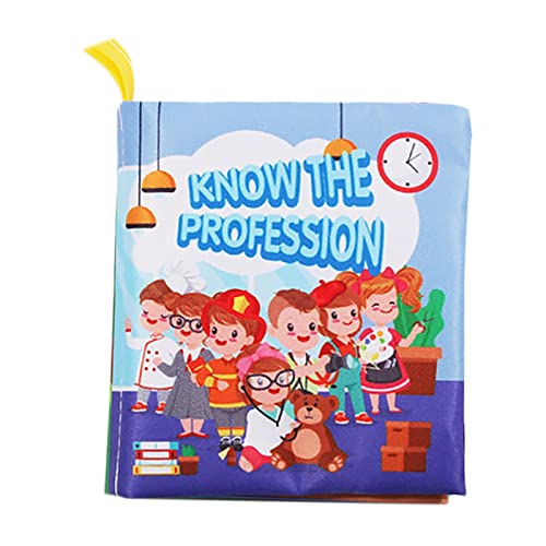 Harilla Kinderbuch, Aktivitäts-Crinkle-Buch für Kleinkinder, pädagogisches Spielzeug, Geschenk zur Geburt, Beruf von Harilla
