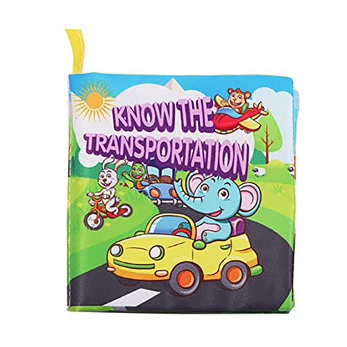 Harilla Kinderbuch, Aktivitäts-Crinkle-Buch für Kleinkinder, pädagogisches Spielzeug, Geschenk zur Geburt, Der Verkehr von Harilla