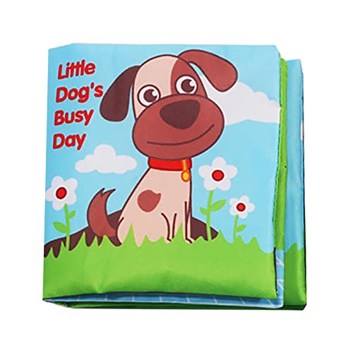 Harilla Kinderbuch, Aktivitäts-Crinkle-Buch für Kleinkinder, pädagogisches Spielzeug, Geschenk zur Geburt, Hund von Harilla
