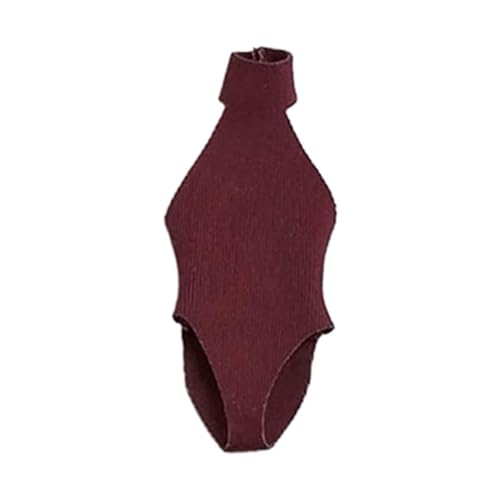 Harilla Kleidung für Actionfiguren im Maßstab 1:12, Badeanzug für Damen, Cosplay, stylischer Jumpsuit, Mini-Puppenkleidung für 6-Zoll-weibliche Figuren, Dunkelrot Harilla Kleidung für Actionfiguren im Maßstab 1:12, Badeanzug für Damen, Cosplay, stylischer Jumpsuit, Mini-Puppenkleidung für 6-Zoll-weibliche Figuren, Dunkelrot von Harilla きん