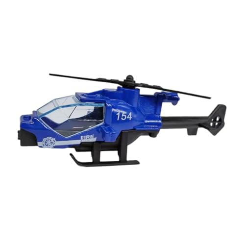 Harilla Kleine Diecast Legierung Hubschrauber Mini Model Flugzeug Geburtstag Geschenkkuchen Dekoration Flugzeugkollektion Flugzeug für Schlafzimmer Zuhause von Harilla