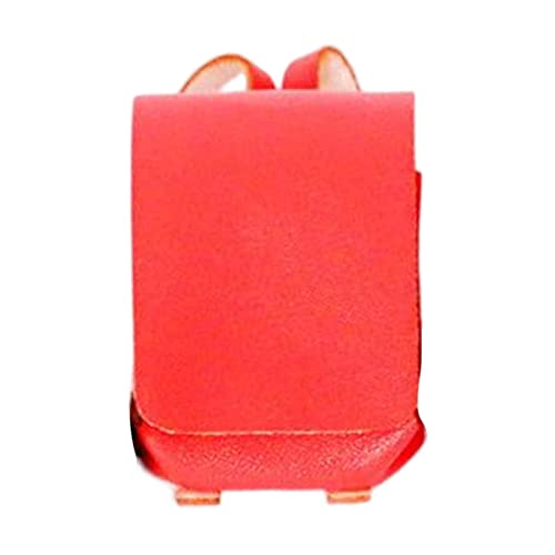 Harilla Kleiner Rucksack für Miniaturpuppen, Spielzeugdekoration im Maßstab 1:12 - Niedliches Accessoire für Puppenhaus, Rot von Harilla