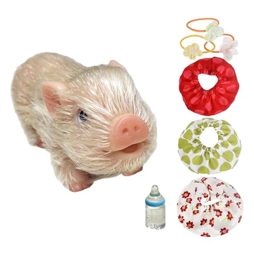 Harilla Kleines wiedergeborenes Schweinespielzeug, Schweinchenpuppe, sensorisches Spielzeug, Mini-Schweinchenspielzeug, niedliches Tierpuppenspielzeug, Stil A Harilla Kleines wiedergeborenes Schweinespielzeug, Schweinchenpuppe, sensorisches Spielzeug, Mini-Schweinchenspielzeug, niedliches Tierpuppenspielzeug, Stil A von Harilla