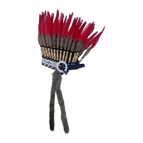 Harilla Künstliche Federkopfschmuck Kostümzubehör für die Performance der Karnevalsbühne, Style A von Harilla