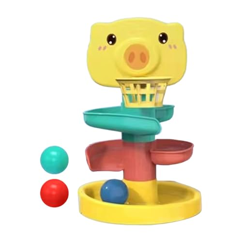 Harilla Kugelabwurf-Wirbel-Spielzeug für Kinder - Spaß und Lernen, 3 Schichten von Harilla