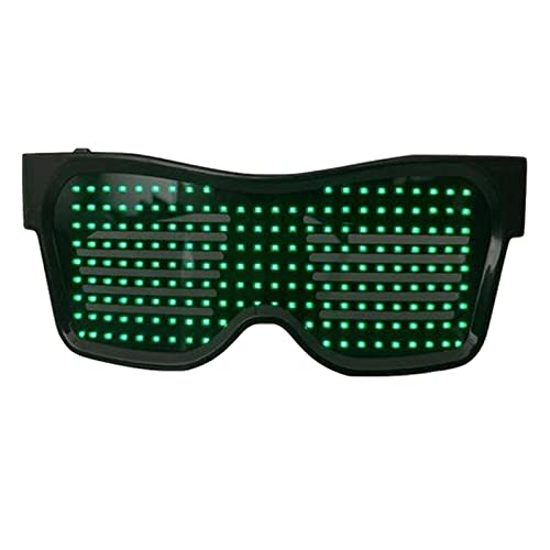 Harilla LED Brillen mit App-Steuerung für aufregende Raves und Partys, Grün von Harilla