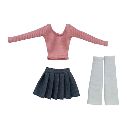 Harilla Langarm 1: 6 Skala Women Tube Top Female Doll Kleidungsrohr -Top -Ärmel für 12 '' Zoll Frau Actionfigur Modepuppe, Rosa von Harilla