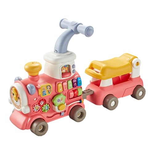 Harilla Lauflernspielzeug für Babys mit Dampfzug, Geschenk, Räder, Lernspielzeug für Indoor- und Outdoor-Aktivitätscenter für 6–12 Monate, Rosa Harilla Lauflernspielzeug für Babys mit Dampfzug, Geschenk, Räder, Lernspielzeug für Indoor- und Outdoor-Aktivitätscenter für 6–12 Monate, Rosa von Harilla