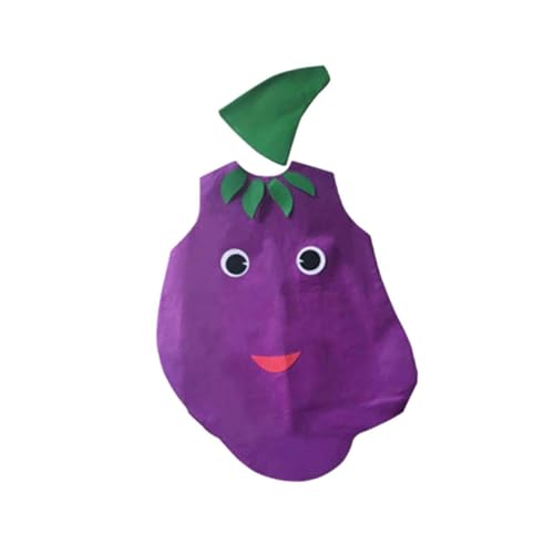 Harilla Lebensmittelkostüm für Erwachsene, Cosplay-Bekleidung, leichte Halloween-Kostüme zum Hineinschlüpfen, niedliche Gemüsekostüme mit Kopfbedeckung für, Aubergine Harilla Lebensmittelkostüm für Erwachsene, Cosplay-Bekleidung, leichte Halloween-Kostüme zum Hineinschlüpfen, niedliche Gemüsekostüme mit Kopfbedeckung für, Aubergine von Harilla