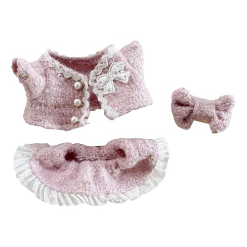 Harilla Mädchen-Puppenkleidung, Rock-Set, zum Anziehen für Kinder, Geburtstagsgeschenk, modisch, bequem, niedliche Kostüme, Puppenoutfits für 5,91-Zoll-Puppen, Rosa Harilla Mädchen-Puppenkleidung, Rock-Set, zum Anziehen für Kinder, Geburtstagsgeschenk, modisch, bequem, niedliche Kostüme, Puppenoutfits für 5,91-Zoll-Puppen, Rosa von Harilla