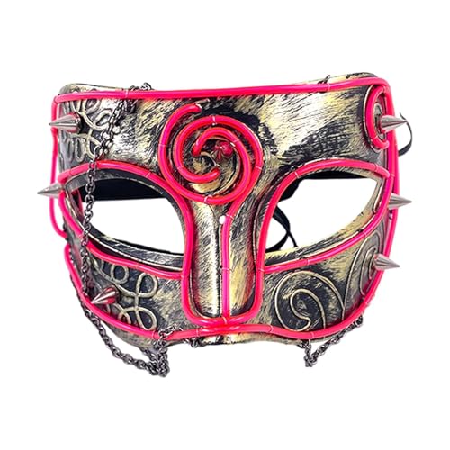 Harilla Maskerade-Maske, halbe Gesichtsmaske, Augenmaske, Kostümmaske, Cosplay für Kostüm, Weihnachten, Urlaub, Karneval, Rosa von Harilla