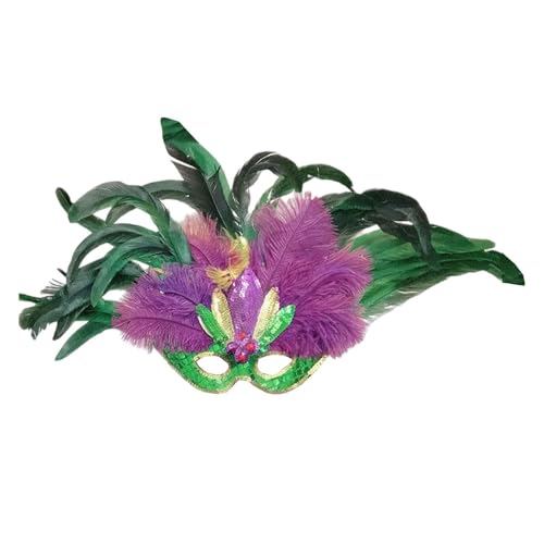 Harilla Maskerade Maske Kopfbedeckung Elegantes Kostüm Zubehör für Halloween Prom Cosplay von Harilla