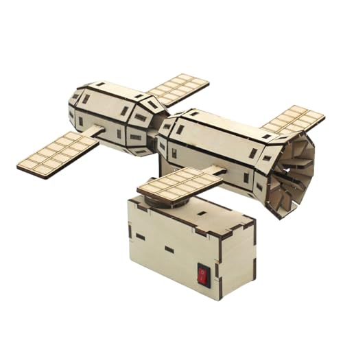 Harilla Mechanisches Modellspielzeug für Raumkapseln, Bausätze für wissenschaftliche Experimente, DIY-Holzpuzzles, Bastelentwicklungsspielzeug von Harilla