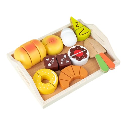Harilla Mini-Brot-Puppenhaus-Dekoration, Spiellebensmittel, Küchenzubehör, Küchenlebensmittel-Brot für Puppenhaus für Esszimmer, von Harilla