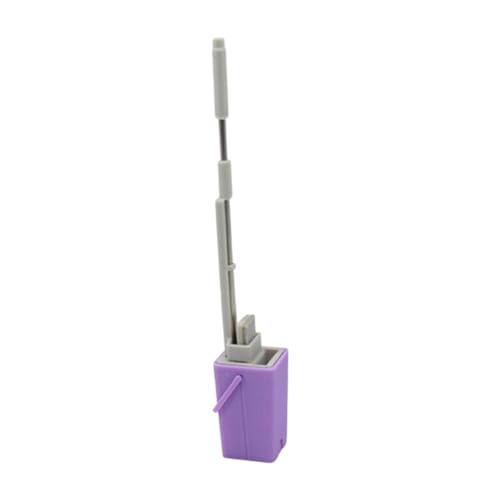 Harilla Mini Kids Mopp Little Housekeeping Helper Tool entwickeln Lebenskenntnisse Spielzeug Kleinkinder Reinigung Spielzeug Mini Mopp für Kindergarten, Lila von Harilla