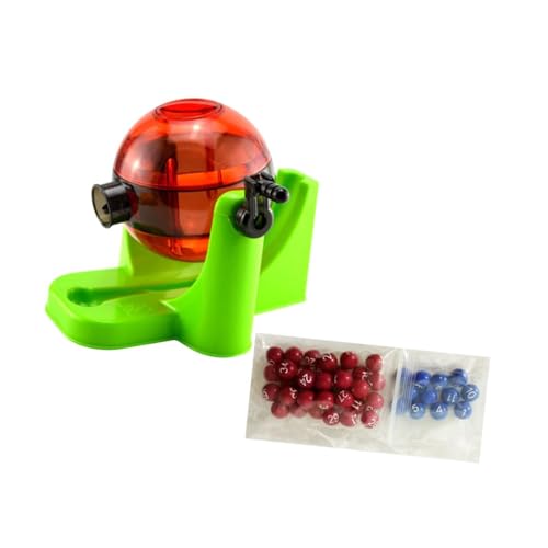 Harilla Mini Lotterie Balls Maschinen Bingo -Spielset, mit Lotterienzahlen Bälle, Lotterie -Maschine Lottospiel für Schlafzimmer Kinder, Doppelfarbbälle Harilla Mini Lotterie Balls Maschinen Bingo -Spielset, mit Lotterienzahlen Bälle, Lotterie -Maschine Lottospiel für Schlafzimmer Kinder, Doppelfarbbälle von Harilla