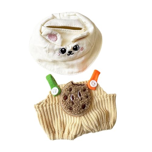 Harilla Mini-Puppen Hosen Kleidung Set, niedlicher Puppen Anzug, Flasche verkleiden Kostüme, Puppen Bekleidung Zubehör, Hut Set für Mädchen Puppe, Plätzchen-Hut-Set Harilla Mini-Puppen Hosen Kleidung Set, niedlicher Puppen Anzug, Flasche verkleiden Kostüme, Puppen Bekleidung Zubehör, Hut Set für Mädchen Puppe, Plätzchen-Hut-Set von Harilla
