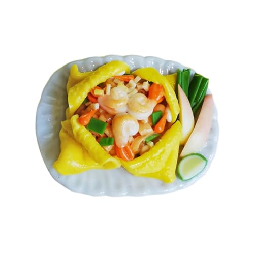 Harilla Miniatur -Lebensmittelspielzeug Kleinpuppe Thai Food Leichtgewichts Play Toy Dollhouse Kitchen Accessoires für Küchenspiel im Freien, B Harilla Miniatur -Lebensmittelspielzeug Kleinpuppe Thai Food Leichtgewichts Play Toy Dollhouse Kitchen Accessoires für Küchenspiel im Freien, B von Harilla