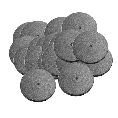 Harilla Miniaturen Modell Basen Wargaming Hobby Basen 2,36 Zoll Tabletop Gaming Lagerung Sammlung Schwarz Puppen Spiel Figuren Display, 20 Stück Harilla Miniaturen Modell Basen Wargaming Hobby Basen 2,36 Zoll Tabletop Gaming Lagerung Sammlung Schwarz Puppen Spiel Figuren Display, 20 Stück von Harilla