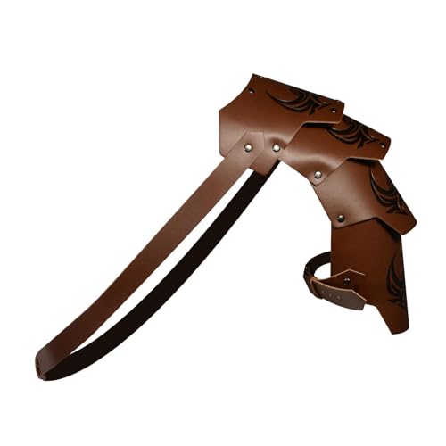 Harilla Mittelalterliche Schulterpanzerung Dekorative Bühnenrequisite Gothic Party Verstellbarer Gürtel Achselzucken, Braun Harilla Mittelalterliche Schulterpanzerung Dekorative Bühnenrequisite Gothic Party Verstellbarer Gürtel Achselzucken, Braun von Harilla きん