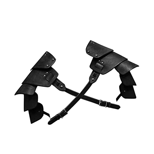 Harilla Mittelalterlicher Schulterpanzer aus PU- Gothic Steampunk Schulterpanzer für Dekore, Schwarz Harilla Mittelalterlicher Schulterpanzer aus PU- Gothic Steampunk Schulterpanzer für Dekore, Schwarz von Harilla