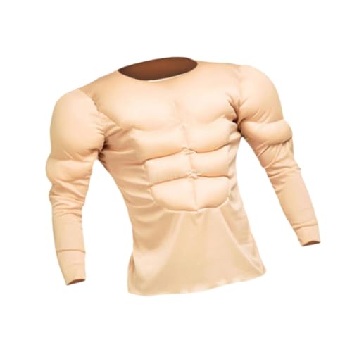 Harilla Muskelshirt-Kostüm 3D Kreatives Bodybuilder-Kostüm für Erwachsene für Cosplay-Rollenspiele, M Harilla Muskelshirt-Kostüm 3D Kreatives Bodybuilder-Kostüm für Erwachsene für Cosplay-Rollenspiele, M von Harilla