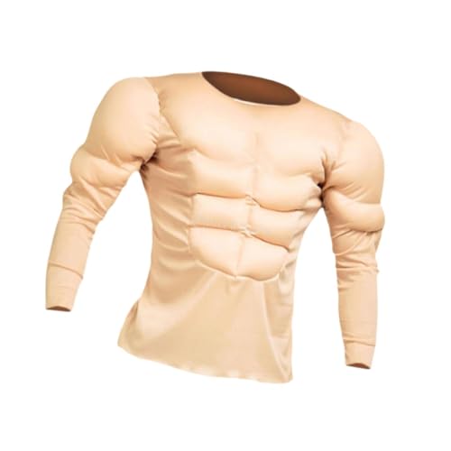 Harilla Muskelshirt-Kostüm 3D Kreatives Bodybuilder-Kostüm für Erwachsene für Cosplay-Rollenspiele, S von Harilla