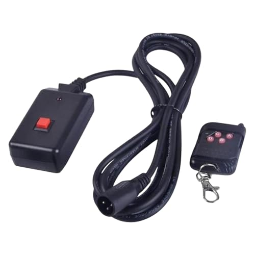 Harilla Nebelmaschinen-Controller, Nebelmaschinen-Fernbedienungsempfänger, tragbarer Bühnencontroller für 400 W, 900 W, 1500 W Lichteffekt-DJ Harilla Nebelmaschinen-Controller, Nebelmaschinen-Fernbedienungsempfänger, tragbarer Bühnencontroller für 400 W, 900 W, 1500 W Lichteffekt-DJ von Harilla