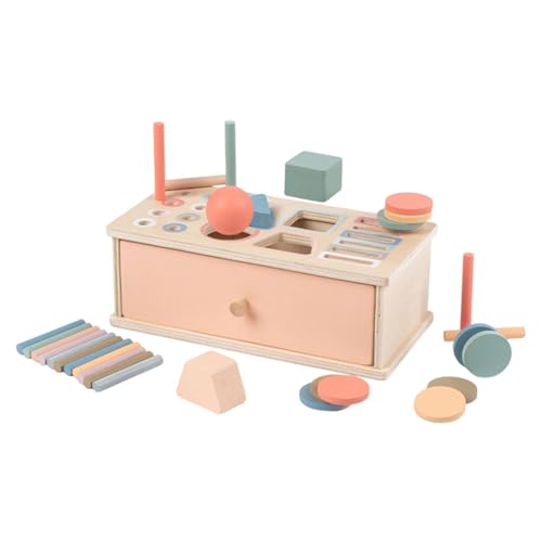 Harilla Objekt Beständigkeit Box Spielzeug, Farbform sortieren Feinmotorik -Entwicklungsspielzeug Holzropfenschachtel für Kinder Jungen Mädchen Geschenk, 3 in 1 Harilla Objekt Beständigkeit Box Spielzeug, Farbform sortieren Feinmotorik -Entwicklungsspielzeug Holzropfenschachtel für Kinder Jungen Mädchen Geschenk, 3 in 1 von Harilla