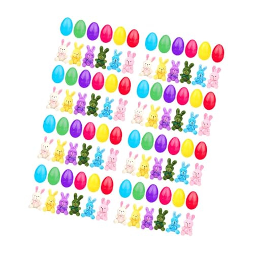 Harilla Ostereier mit Stofftieren Korb Stuffers Füllstoffe Dekorativ für Geburtstage Kinder, 48 Set Harilla Ostereier mit Stofftieren Korb Stuffers Füllstoffe Dekorativ für Geburtstage Kinder, 48 Set von Harilla