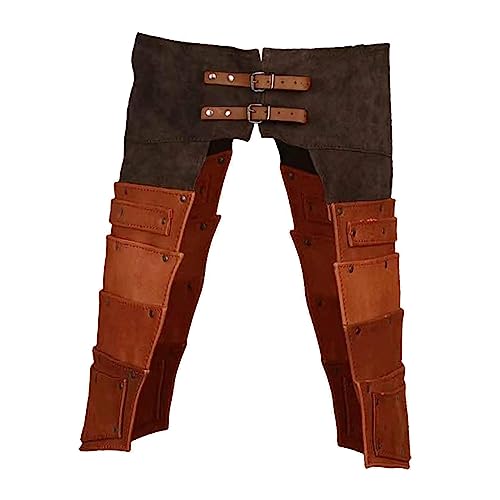 Harilla PU Beinschützer für Piratenstiefel, Cosplay Zubehör für Kostüme, Halloween Stiefel Etui, Braun Harilla PU Beinschützer für Piratenstiefel, Cosplay Zubehör für Kostüme, Halloween Stiefel Etui, Braun von Harilla
