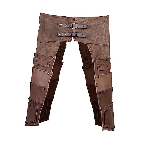 Harilla PU Beinschützer für Piratenstiefel, Cosplay Zubehör für Kostüme, Halloween Stiefel Etui, Kamel Harilla PU Beinschützer für Piratenstiefel, Cosplay Zubehör für Kostüme, Halloween Stiefel Etui, Kamel von Harilla