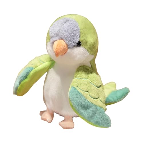 Harilla Papagei-Handpuppe, Stofftier, Kindergeschenk, 20 cm, süßes weiches Plüschtier, Plüschpuppe zum Geschichtenerzählen, Vorschul-Theater, GrÜn Harilla Papagei-Handpuppe, Stofftier, Kindergeschenk, 20 cm, süßes weiches Plüschtier, Plüschpuppe zum Geschichtenerzählen, Vorschul-Theater, GrÜn von Harilla