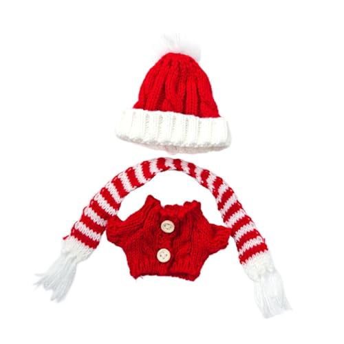 Harilla Plüsch-Puppenkleidung für 15–17 cm große Puppen, Pullover-schal-mütze Harilla Plüsch-Puppenkleidung für 15–17 cm große Puppen, Pullover-schal-mütze von Harilla