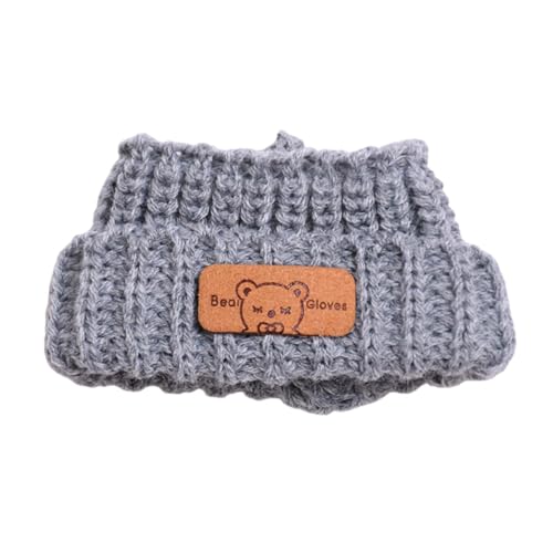 Harilla Plüschpuppenhut, Plüschpuppenzubehör, Bequeme Foto-Requisiten, Kopfbedeckung, DIY-Spielzeug, Cartoon-süßer Puppenhut, zum Anziehen für 17 cm große, Grau Harilla Plüschpuppenhut, Plüschpuppenzubehör, Bequeme Foto-Requisiten, Kopfbedeckung, DIY-Spielzeug, Cartoon-süßer Puppenhut, zum Anziehen für 17 cm große, Grau von Harilla